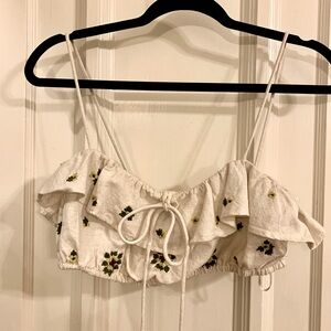 Zara Floral Crop Top